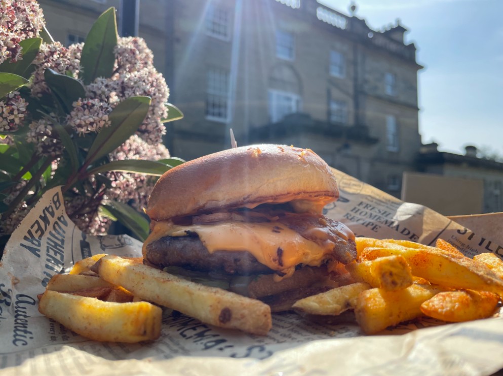 Burger and Chips in Lewisham