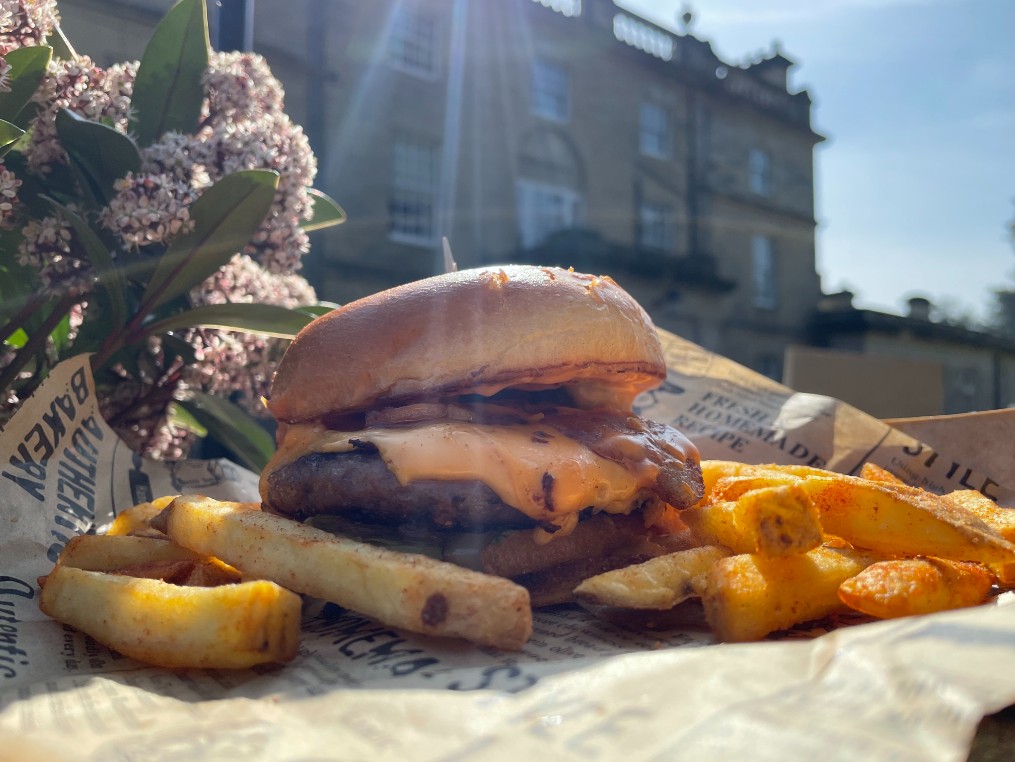 Burger and Chips in Stratford New Town