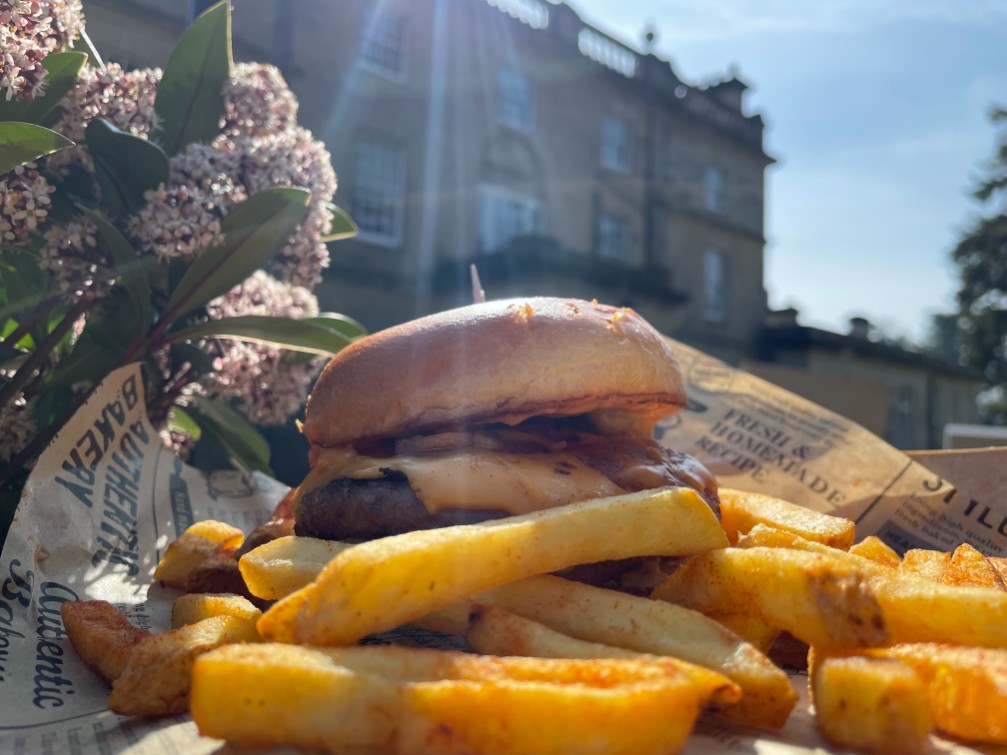 Burger and Chips in Lambeth