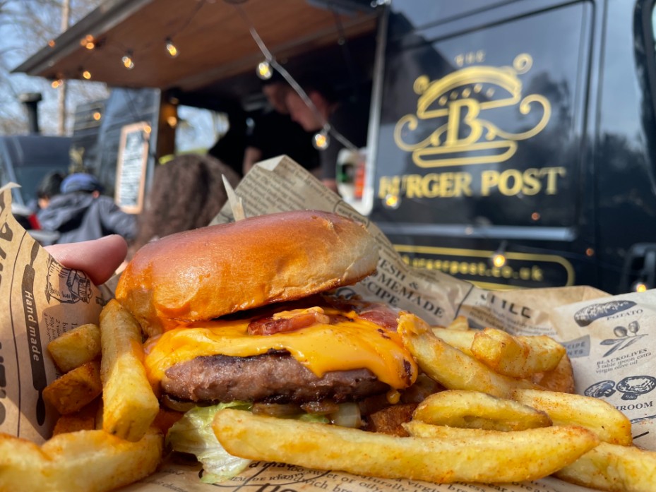 Burger and Chips in Coopersale Street