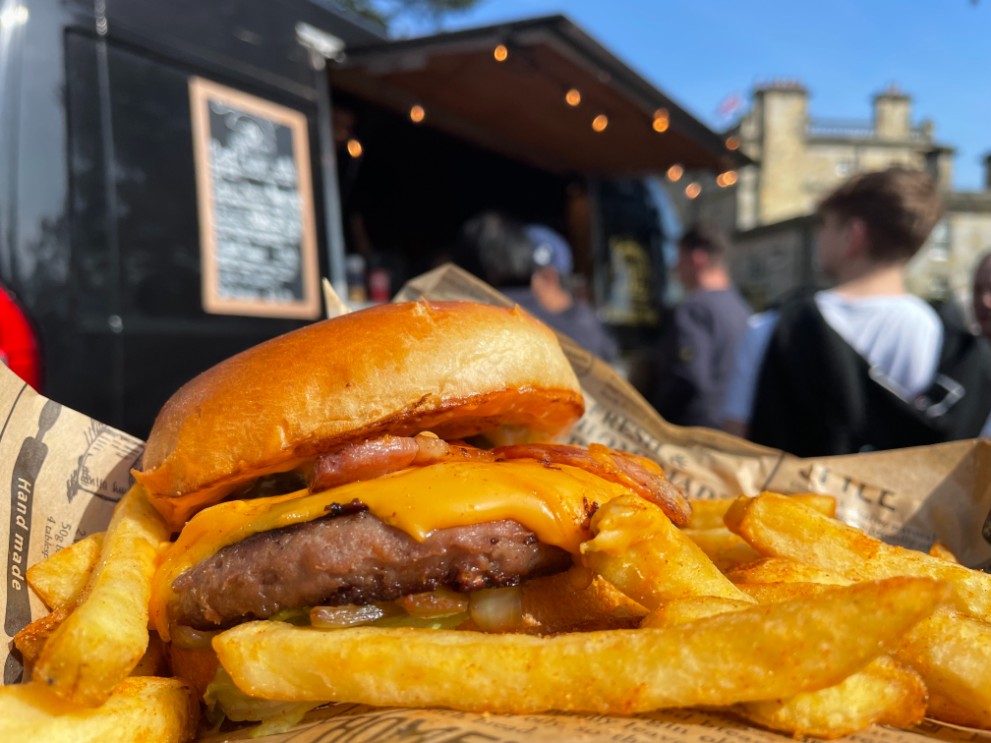 Burger and Chips in Aldworth