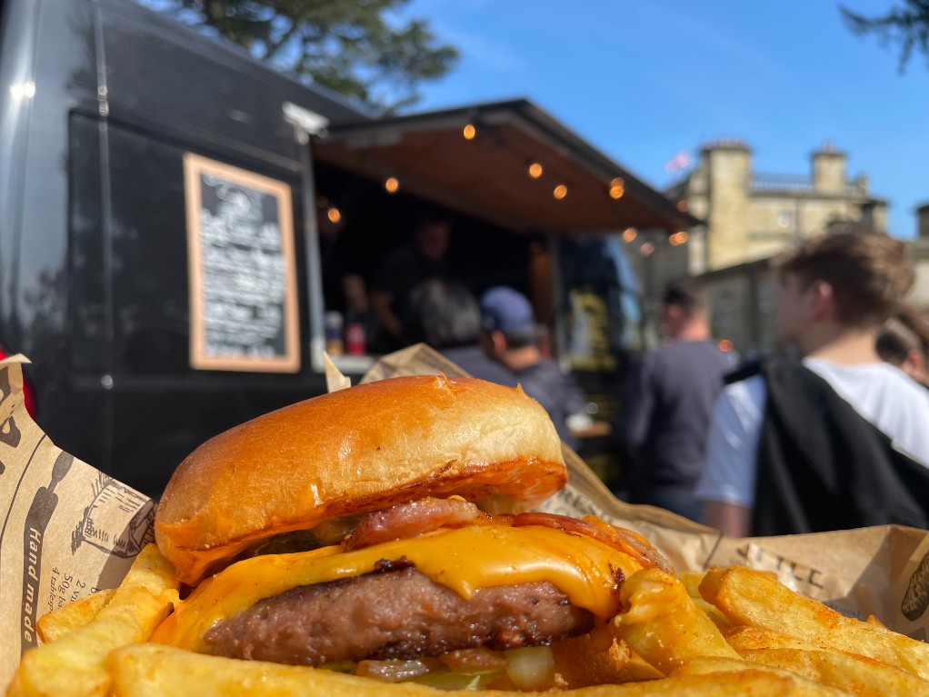 Burger and Chips in New Cross