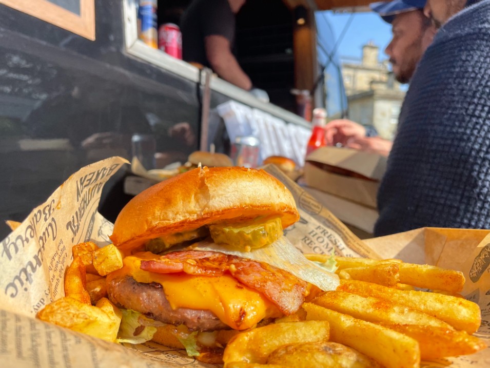 Burger and Chips in Longlane