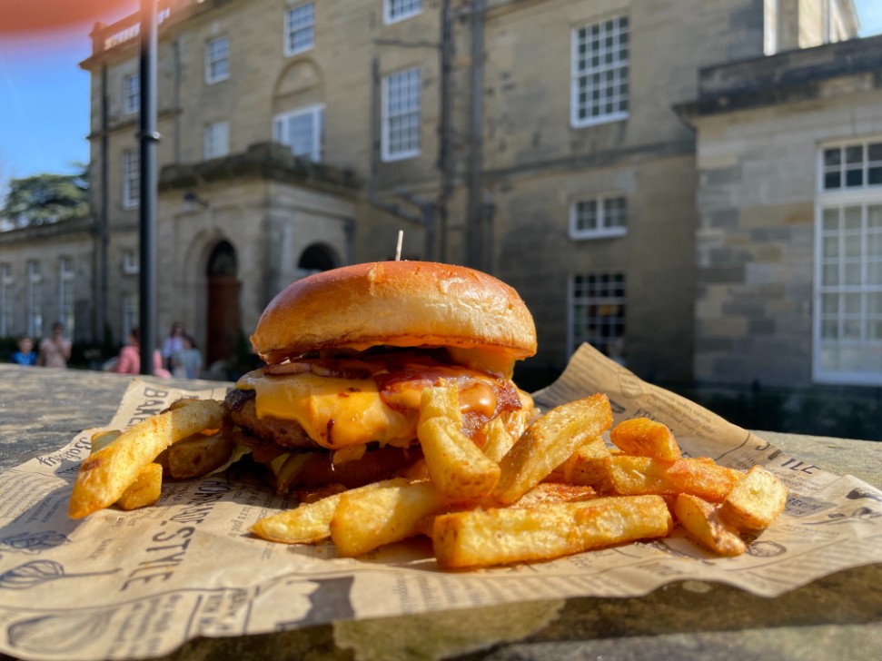 Burger and Chips in Pledgdon Green