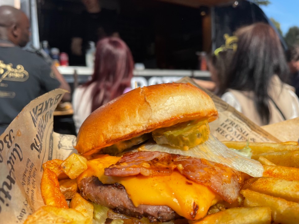 Burger and Chips in Port Solent