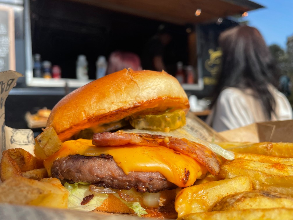 Burger and Chips in Whyteleafe