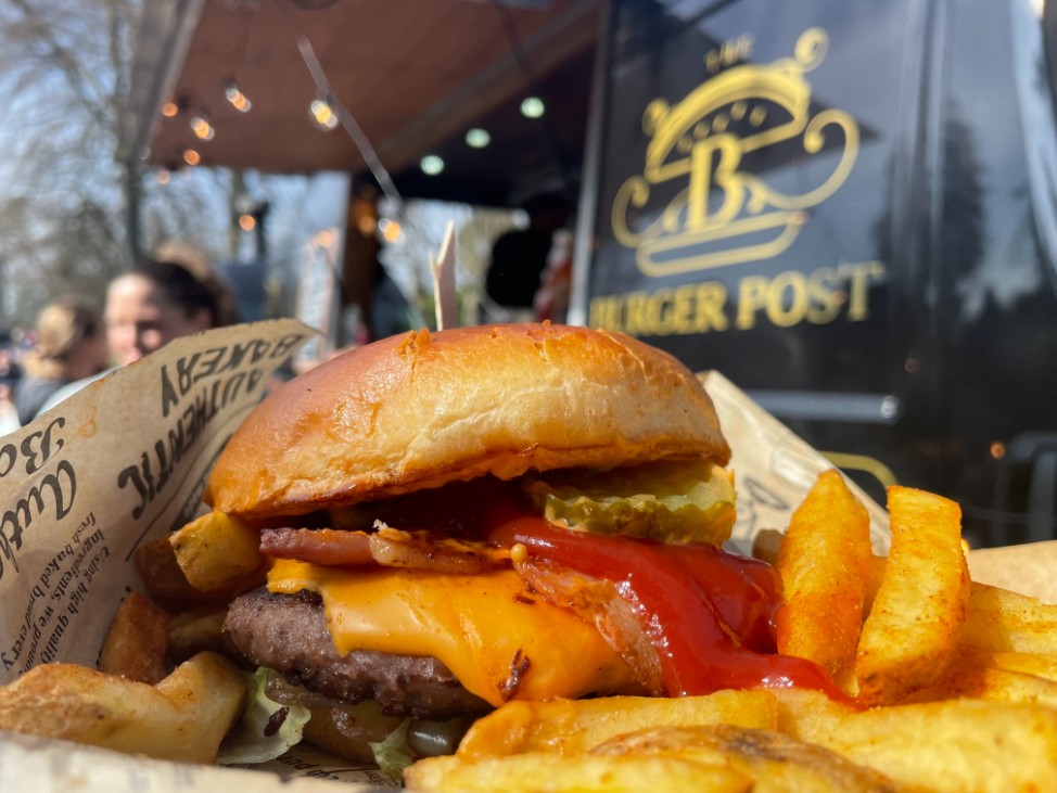 Burger and Chips in Howe Street