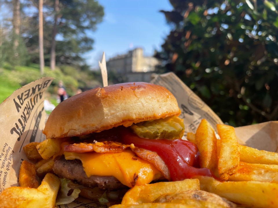 Burger and Chips in Sunninghill