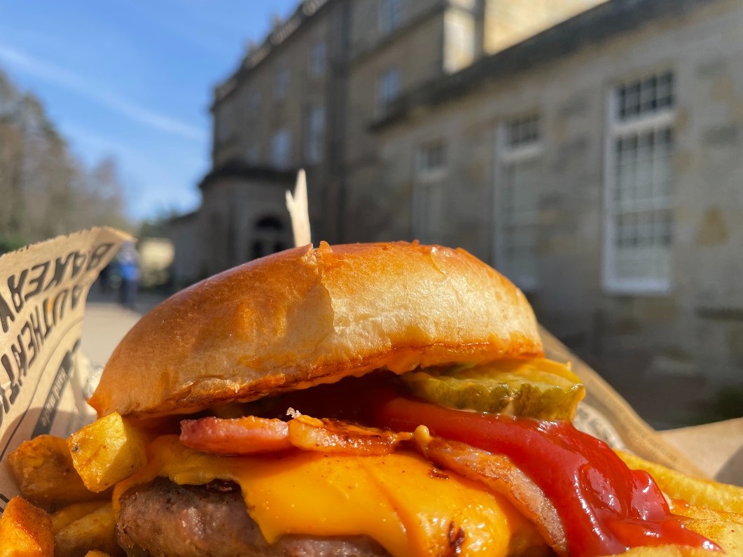 Burger and Chips in Shellwood Cross