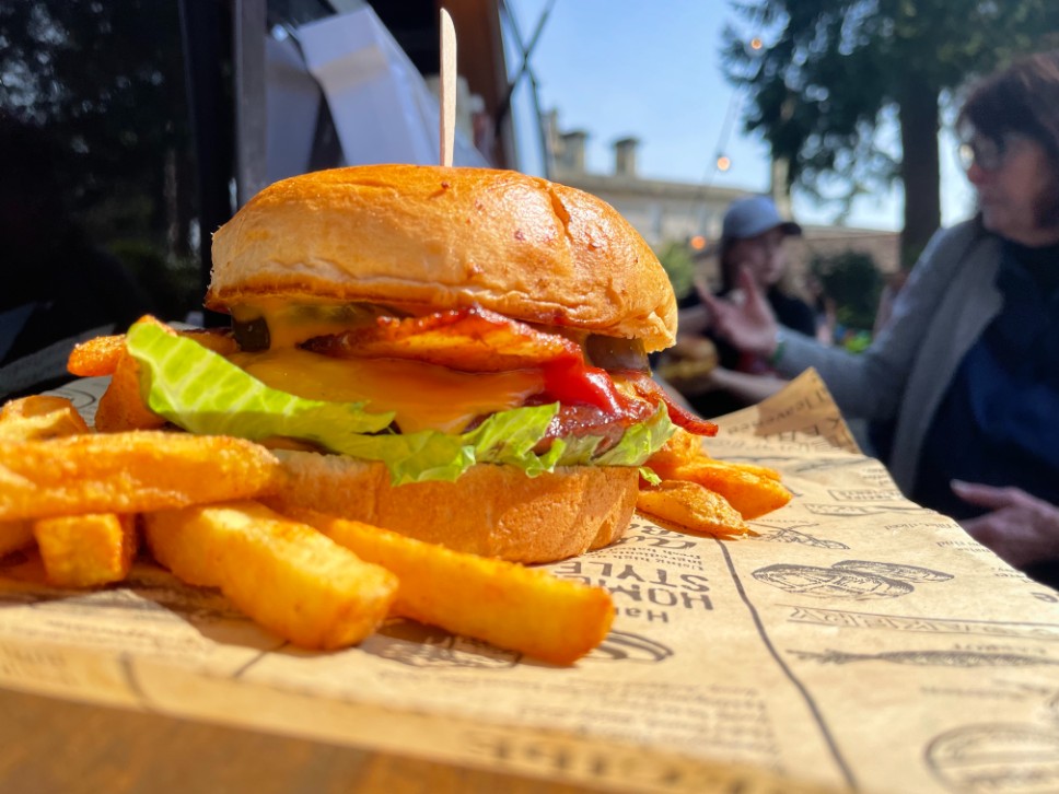 Burger and Chips in Horn Street