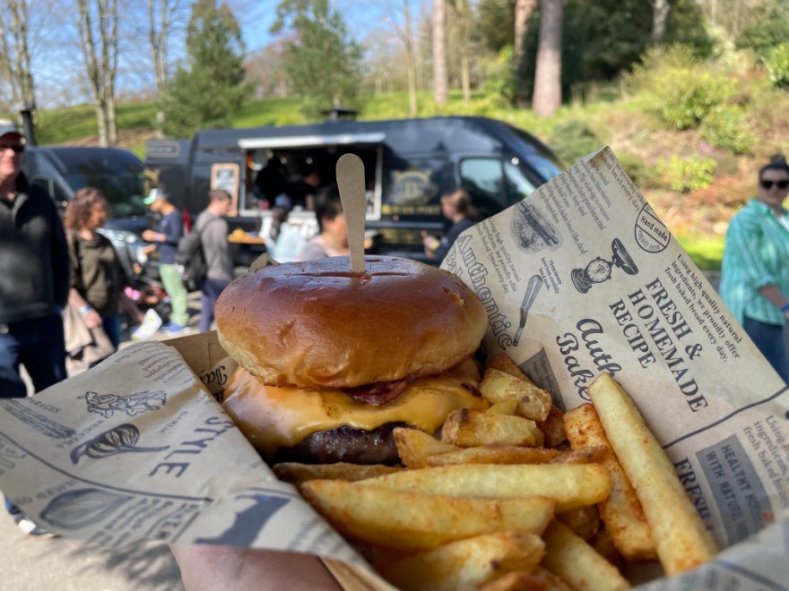 Burger and Chips in Chegworth