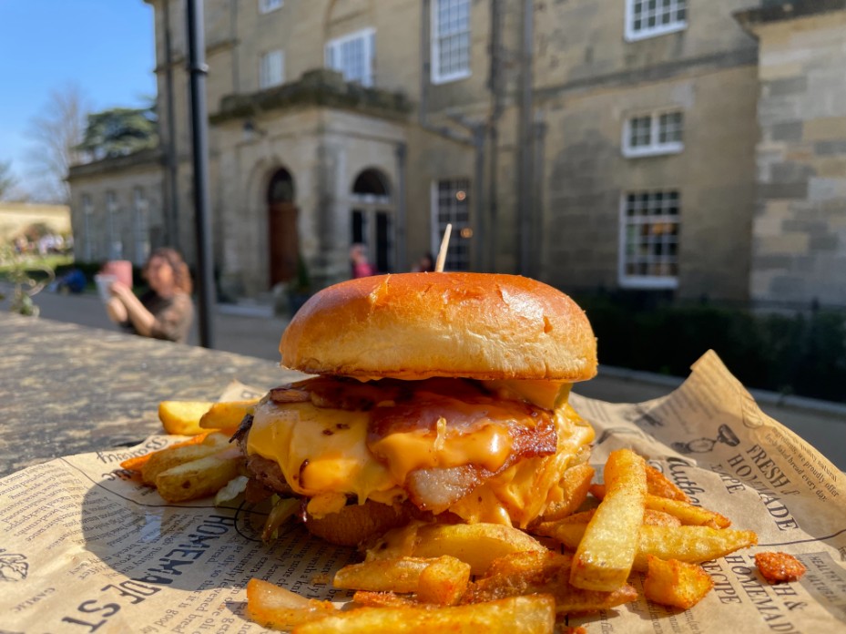 Burger and Chips in Borough Green