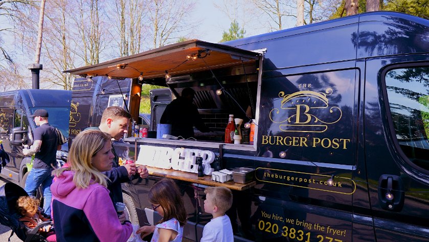 Catering Van in Coopersale Street