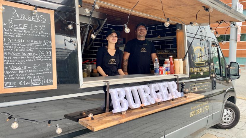 Mobile Burger Van Howe Street