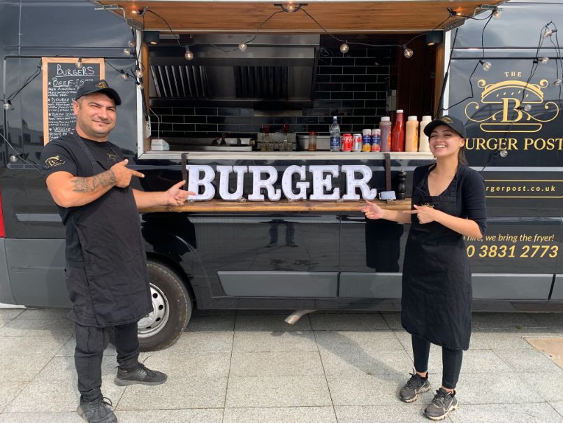 Mobile Burger Van Furzeley Corner